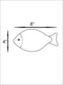 Flying Fish (Hanging Plate) Big